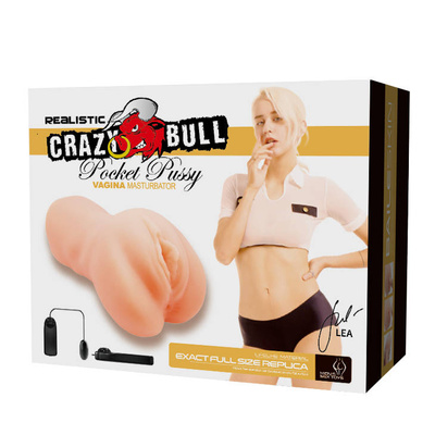 Wibrująca Pochwa CRAZY BULL Realistic Pocket Pussy Lea Sklep