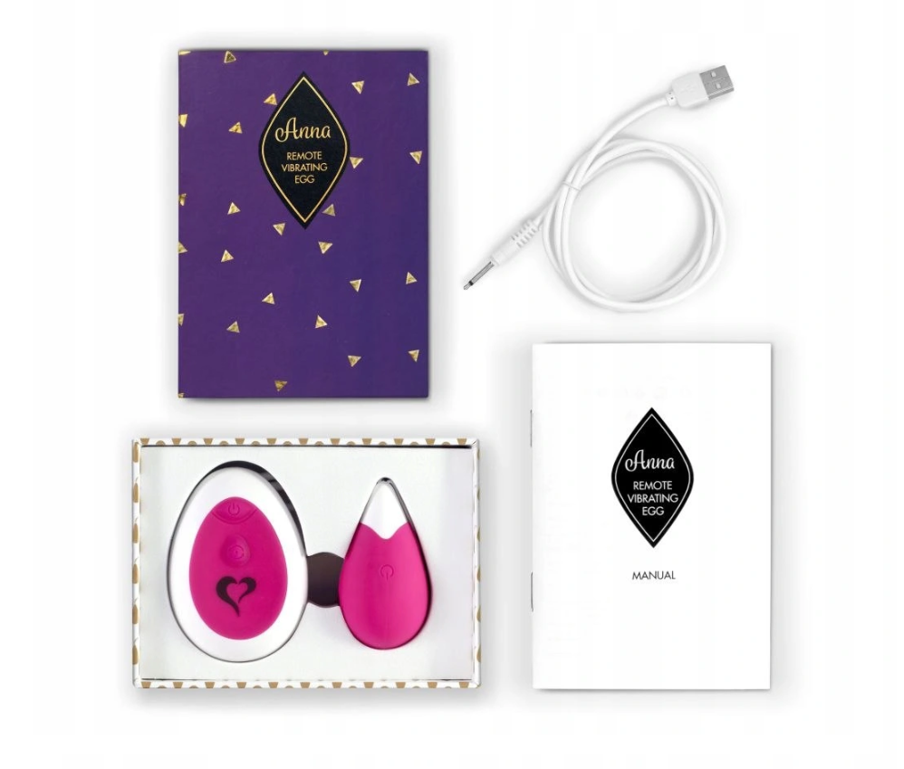 Ekskluzywne Jajeczko Z Wibracją - Anna Remote Vibrating Egg
