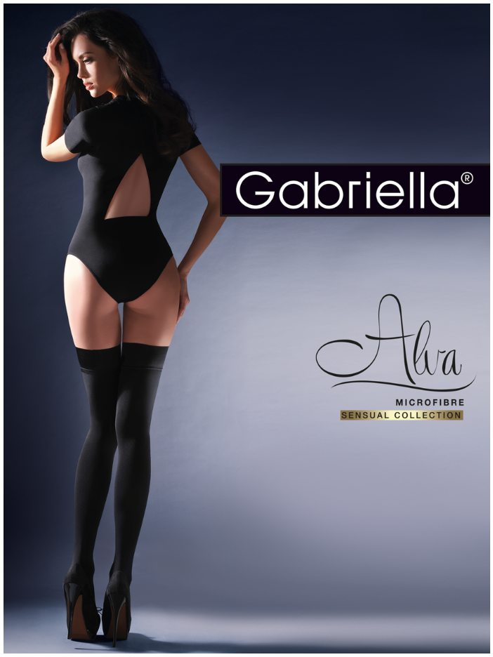 Pończochy Samonośne Alva - Gabriella 632 M/L