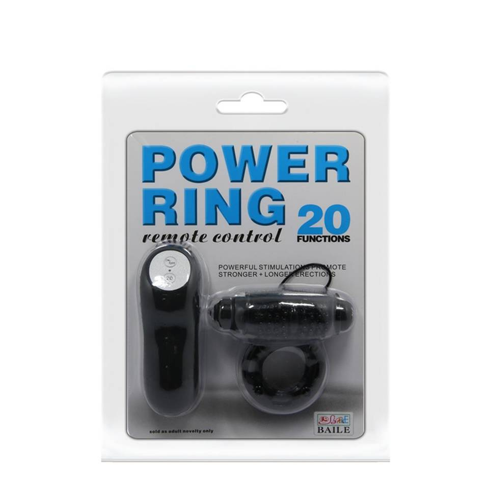 Pierścień Na Penisa Z Wibratorem - Power Ring Remote Control