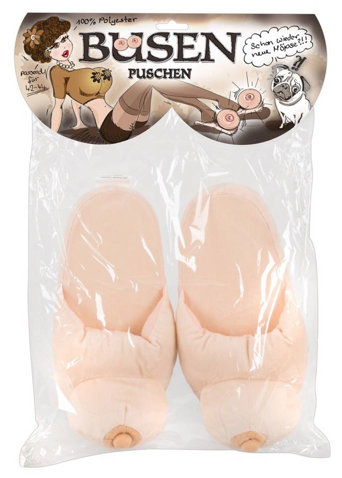 Kapcie Z Biustem - Boob Slippers