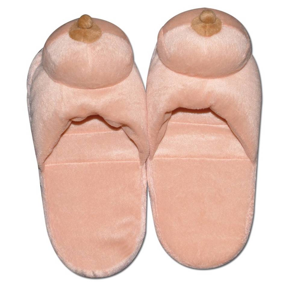 Kapcie Z Biustem - Boob Slippers