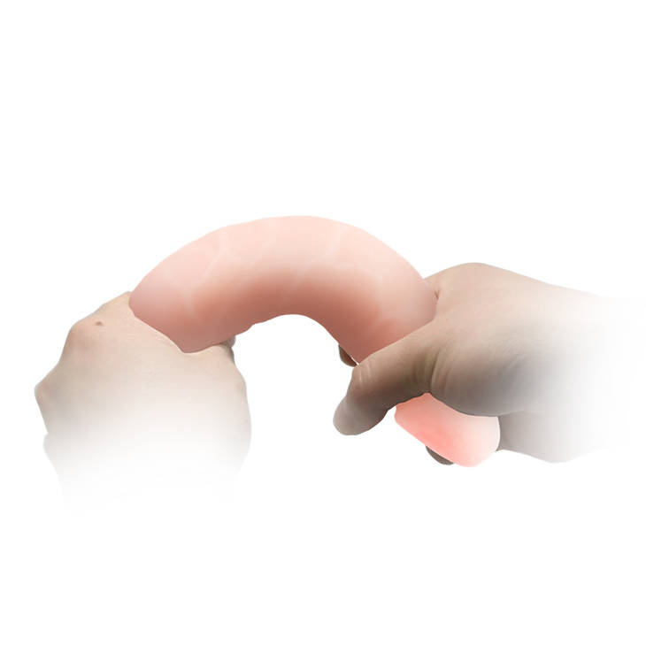 Dildo Z Kręgosłupem Ultra Realistic Bendable 8"