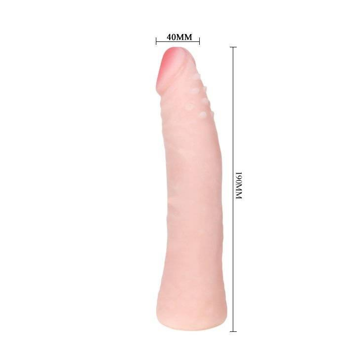 Dildo Z Kręgosłupem Ultra Realistic Bendable 8"