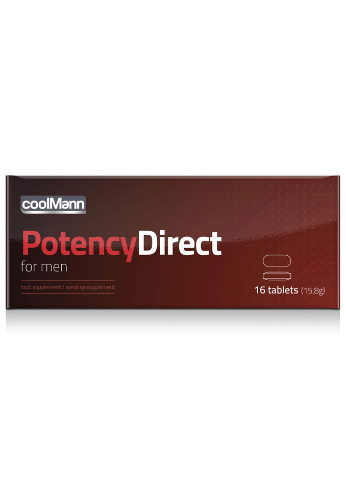 Tabletki Erekcyjne - Coolmann Potency Direct For Men 16 Tabletek