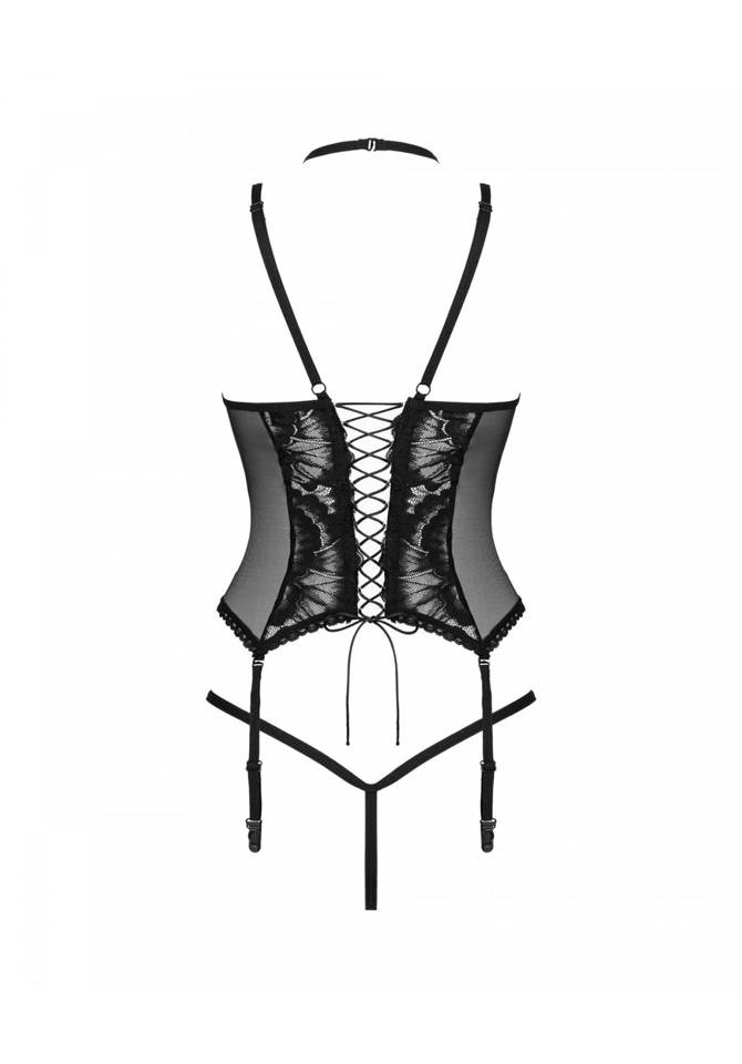 Koronkowy Gorset i Stringi - Obsessive Alessya M/L