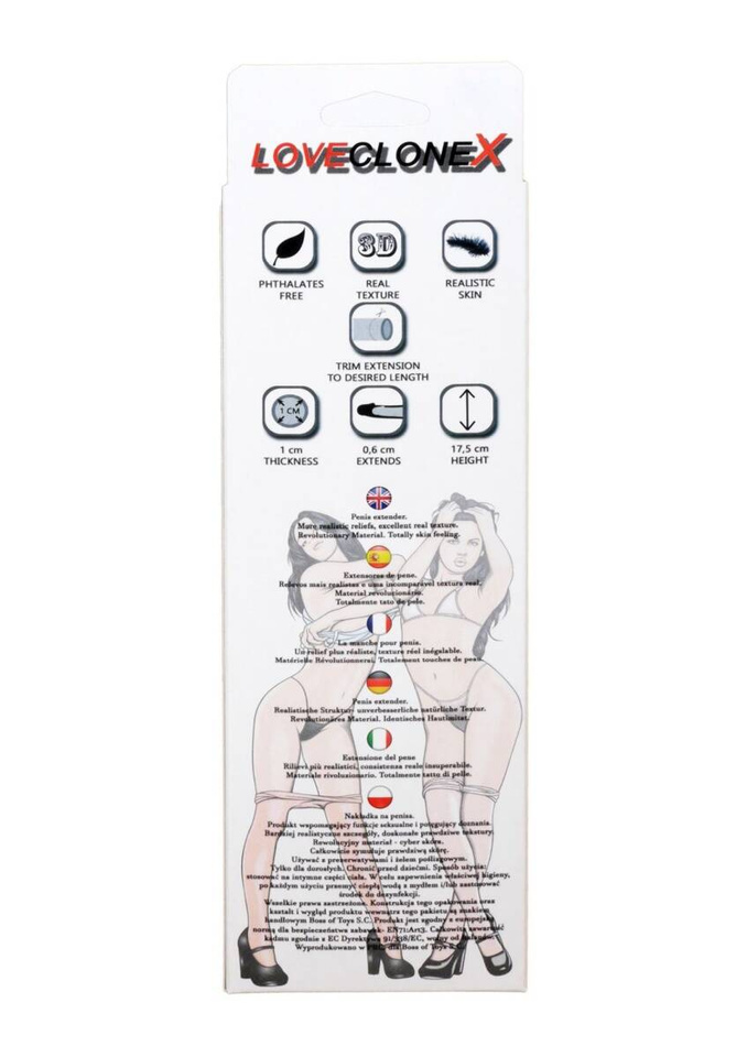 Nasada Na Penisa Cyberskin- Loveclonex Gladiator 7"