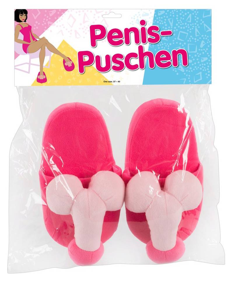 Różowe Kapcie Z Penisem - Slippers Penis Pink