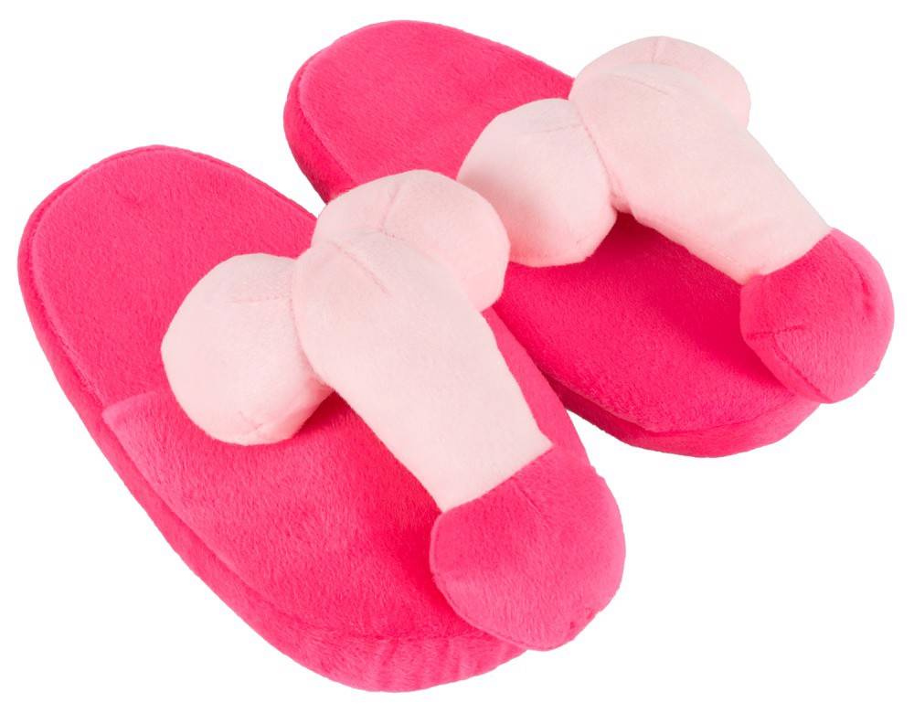 Różowe Kapcie Z Penisem - Slippers Penis Pink