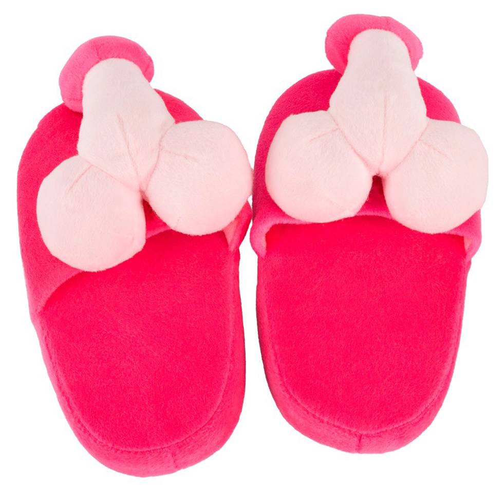 Różowe Kapcie Z Penisem - Slippers Penis Pink