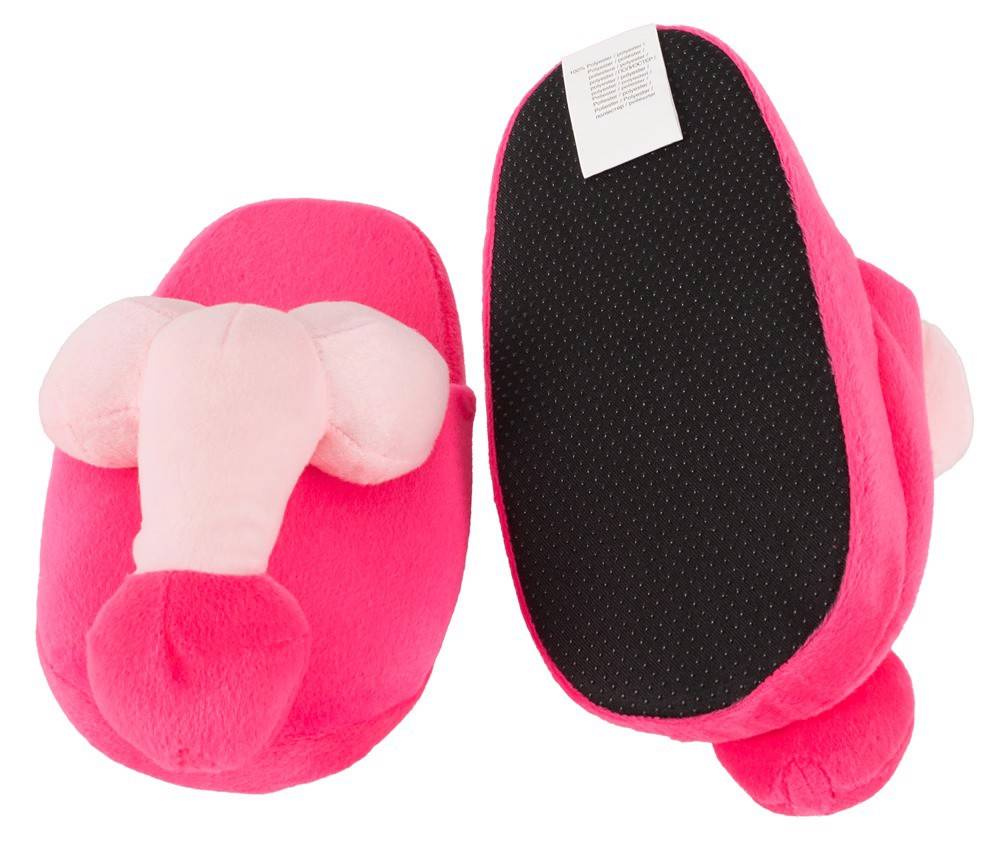 Różowe Kapcie Z Penisem - Slippers Penis Pink