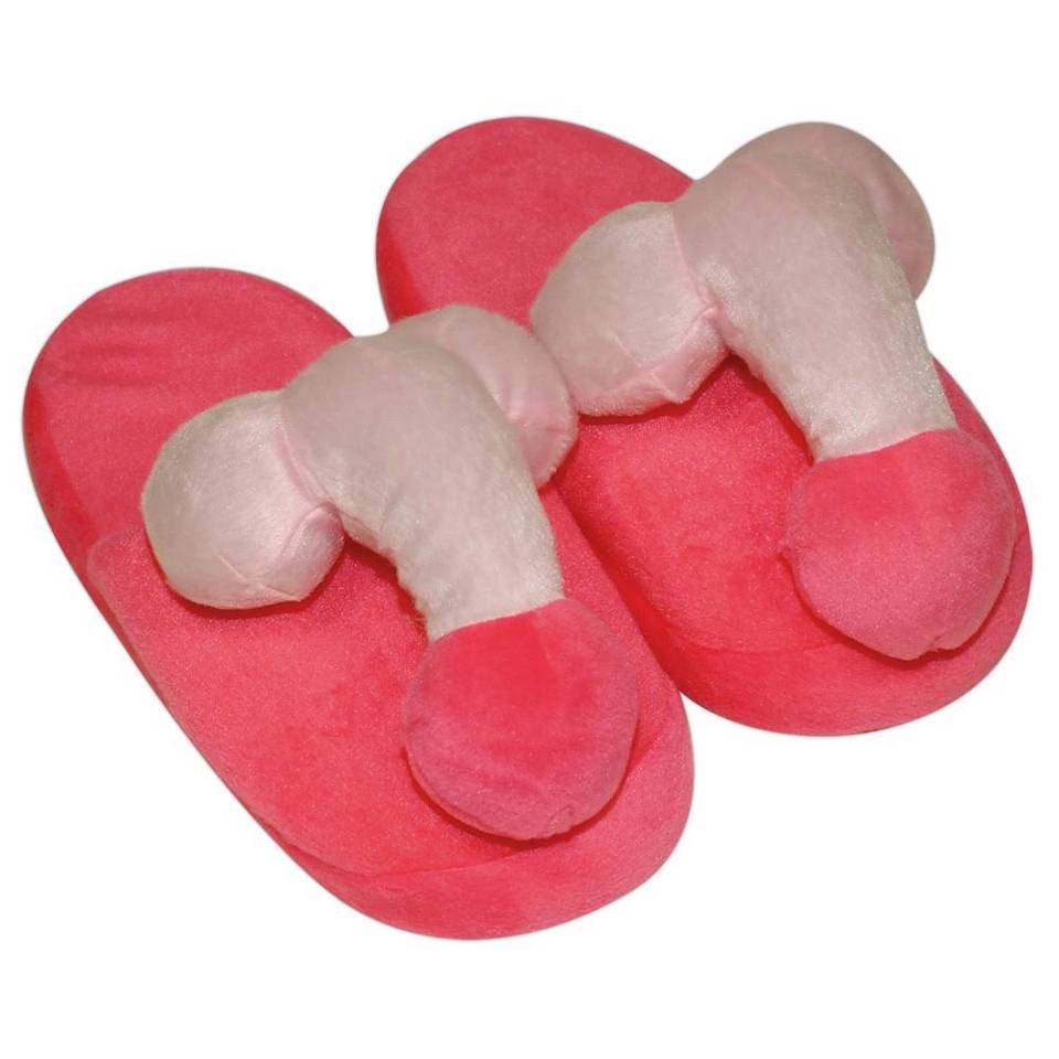 Różowe Kapcie Z Penisem - Slippers Penis Pink