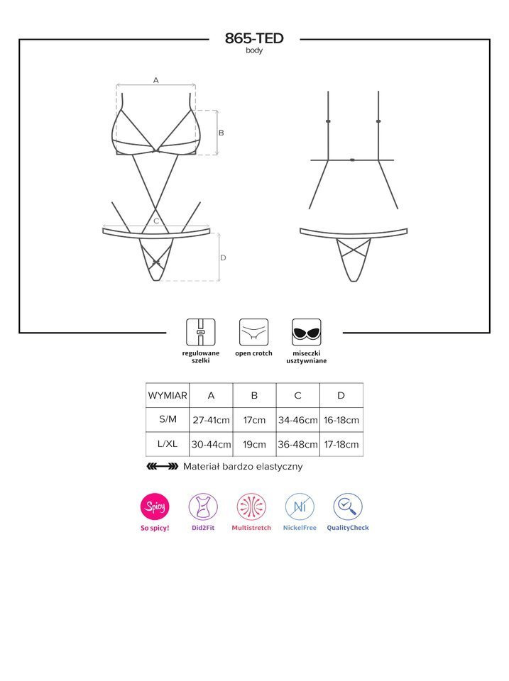 Body - Obsessive 865-TED-1 S/M