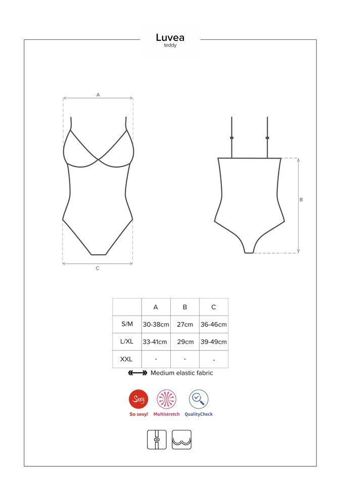 Zmysłowe Body - Obsessive Luvae L/XL