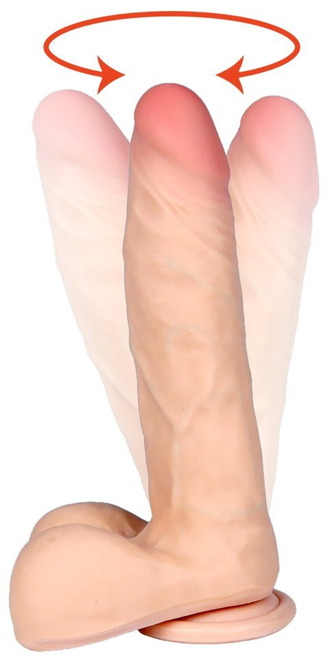 Dildo Obrotowy Penis Cyber Skin - Loveclonex Perseusz 8"