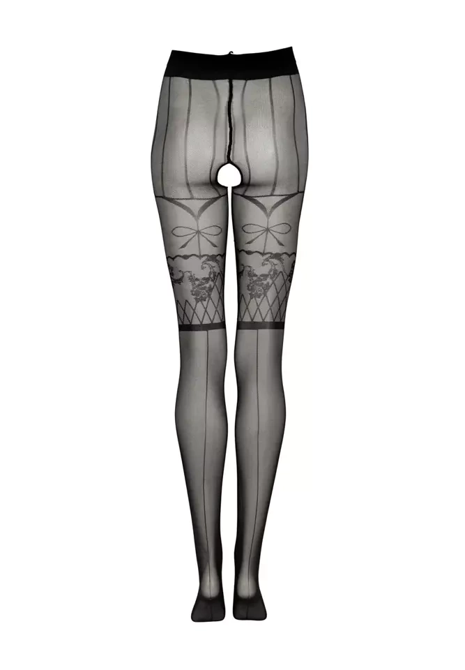 Wyjątkowe Rajstopy Z Dziurką - Napama LivCo Corsetti L