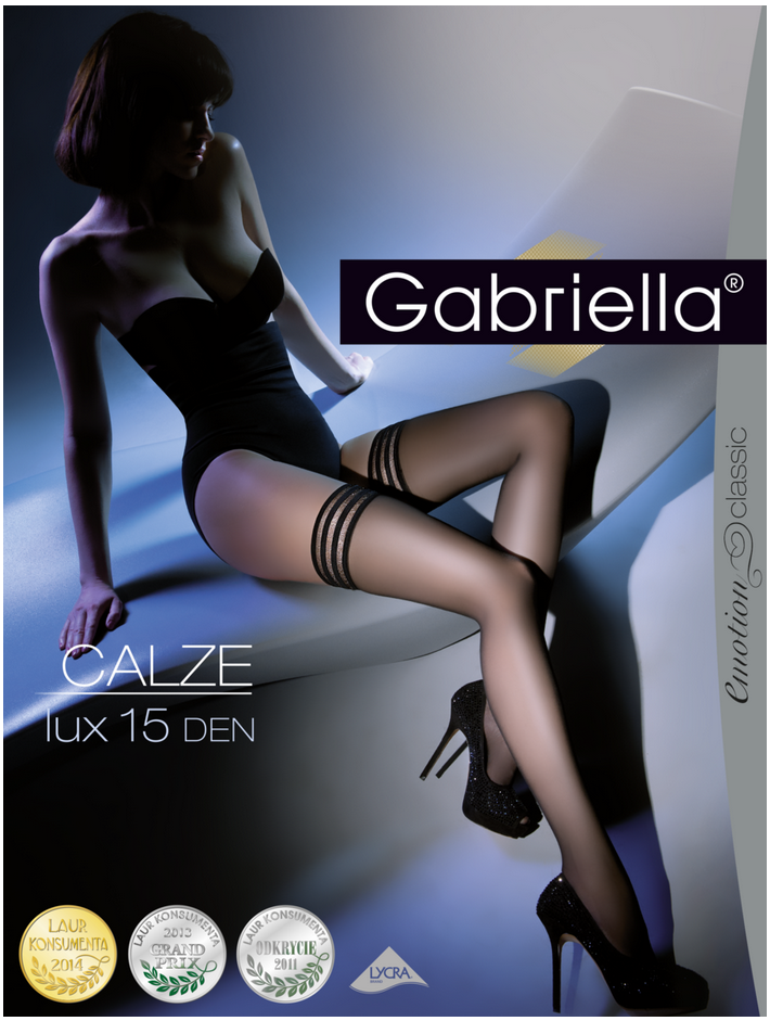Pończochy Samonośne Calze Lux 20 den - Gabriella 202 XS/S