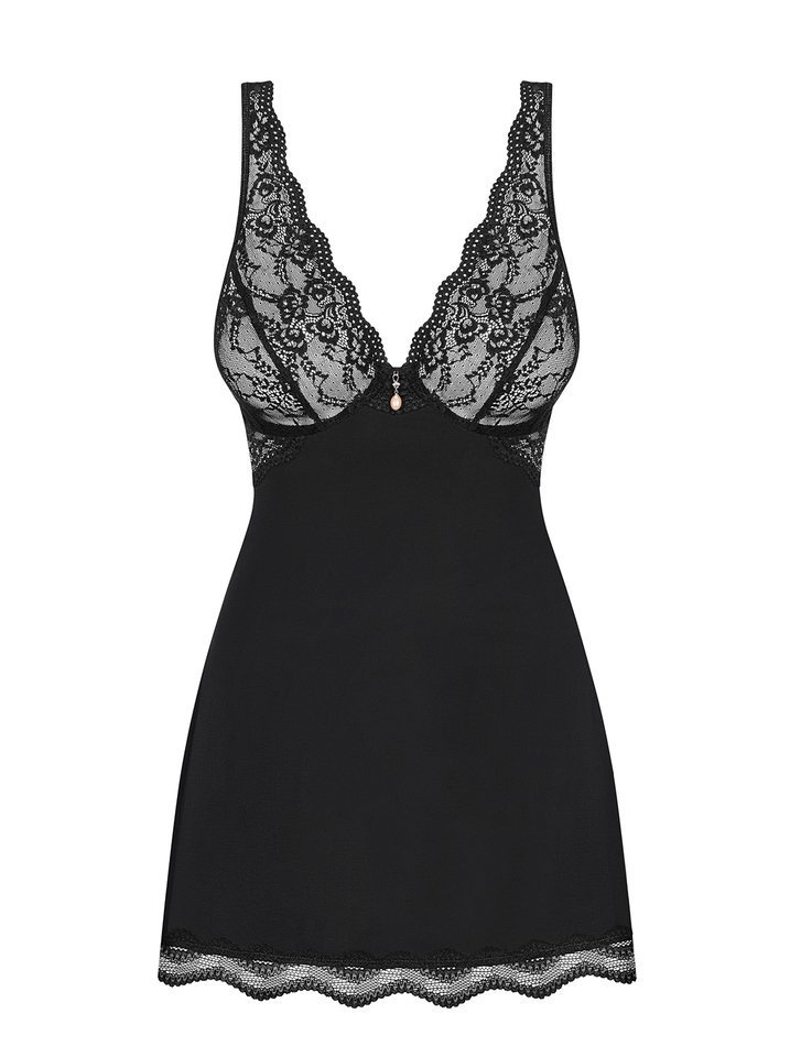 Elegancka Babydoll i Stringi  - Obsessive Luvae L/XL