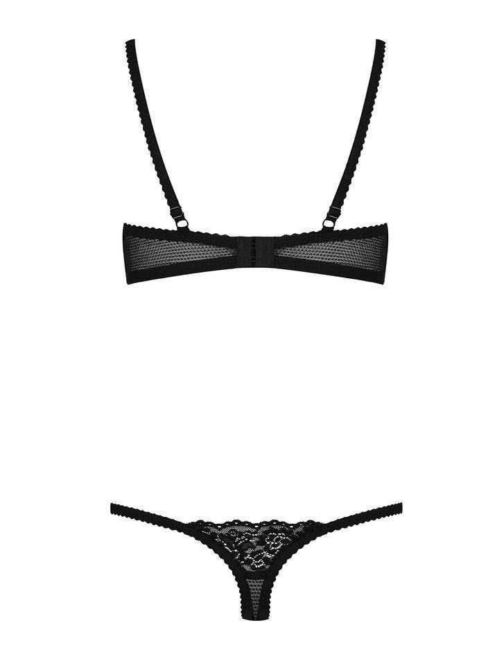 Intrygujące Koronkowe Body - Obsessive 852-TED-1 L/XL