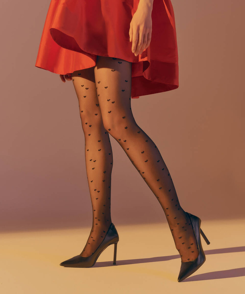 Gabriella Lovie 492 ♥♥♥ Walentynkowe Rajstopki W Serduszka 3