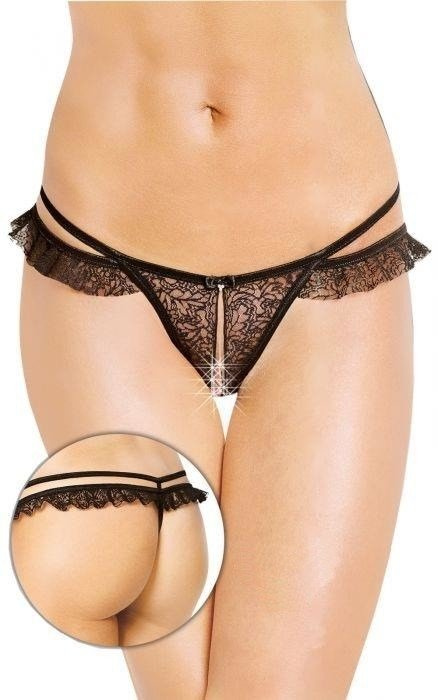 Stringi damskie z rozcięciem SoftLine 2452 M/L