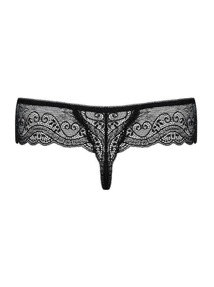 Koronkowe Stringi Damskie - Obsessive Miamor S/M