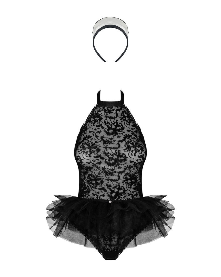 Figlarny Strój Pokojówki - Frilles Obsessive L/XL