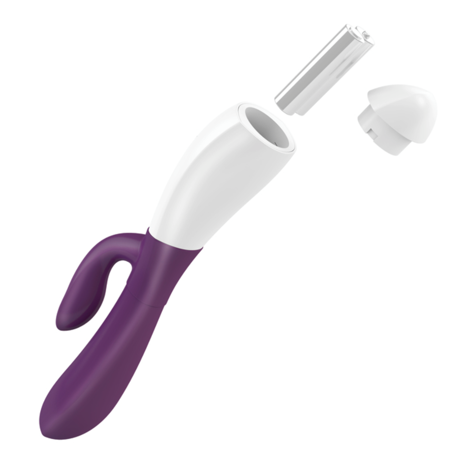 Wibrator Ze Stymulatorem Łechtaczki Ovo K2 Rabbit Blackberry White