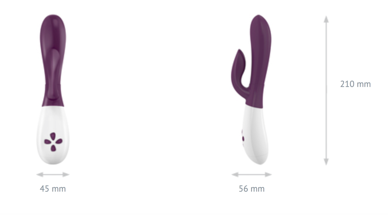 Wibrator Ze Stymulatorem Łechtaczki Ovo K2 Rabbit Blackberry White