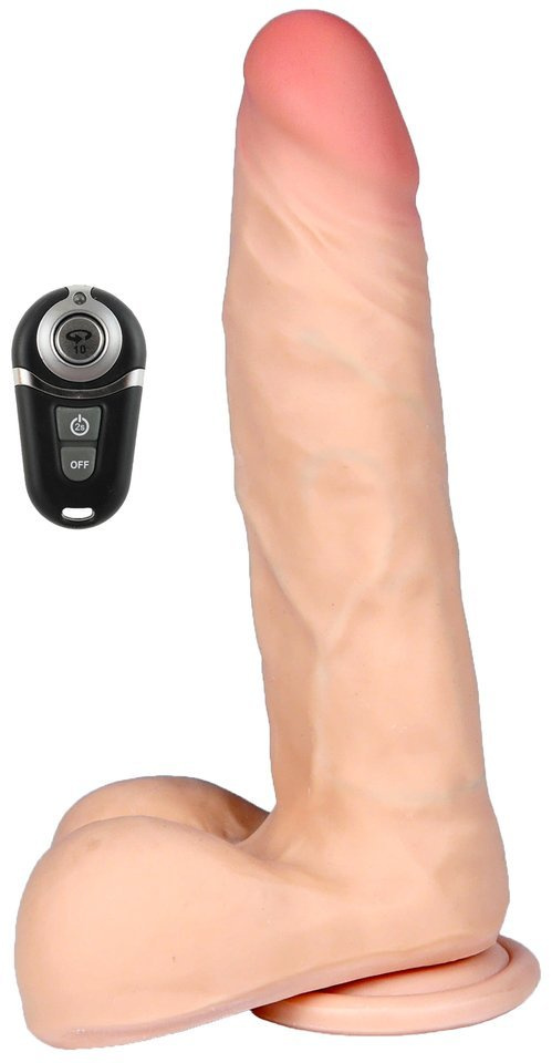 Dildo Rotacyjne Z Cyber Skóry - Loveclonex Neptun 8"