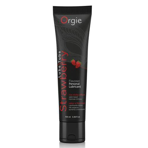 Żel Truskawkowy Do Seksu - Flavored Intimate Gel Strawberry Orgie 100 Ml