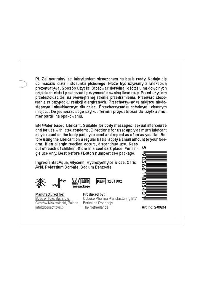 Wodny Żel Intymny - Splash & Slide Neutral 3 Ml