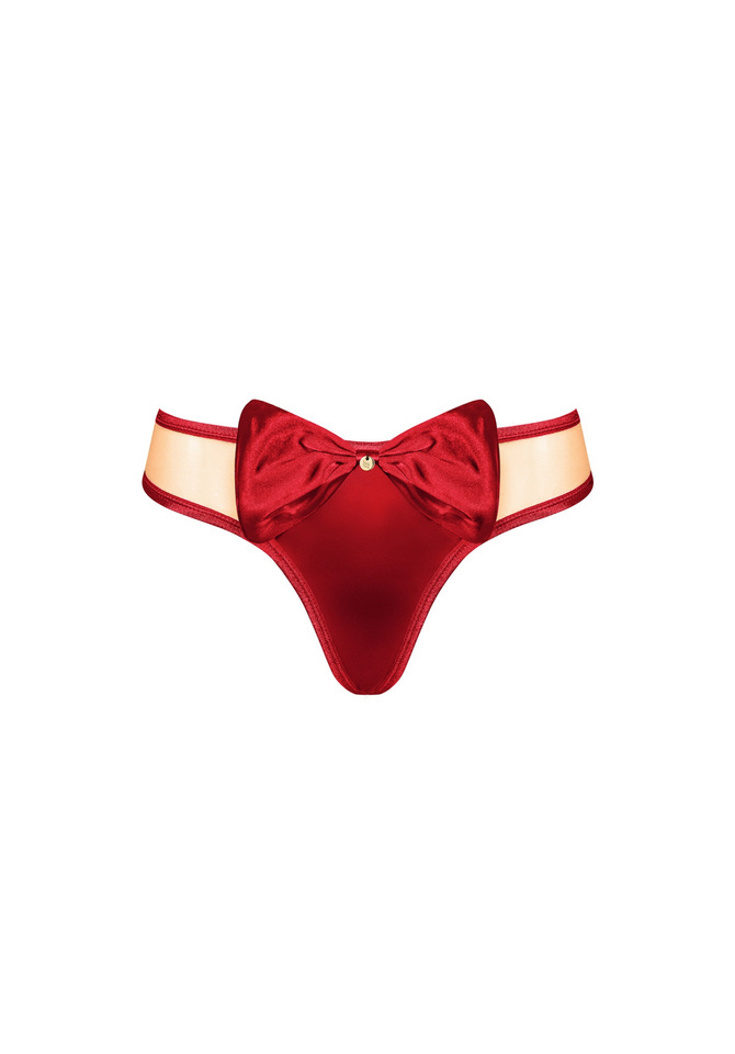 Kuszące, Czerwone Stringi - Obsessive Rubinesa L/XL