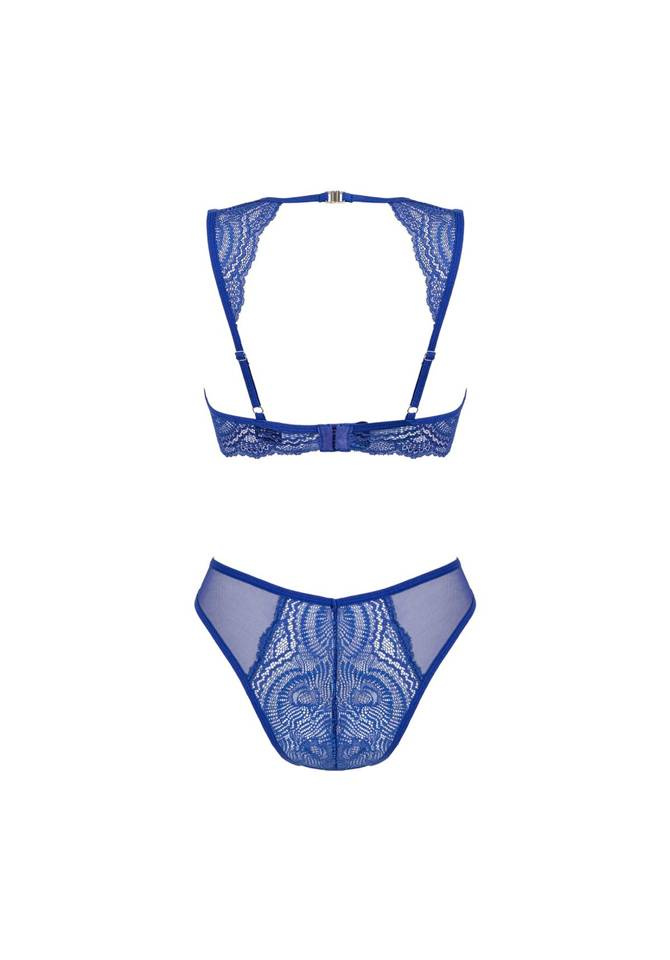 Niebieski, Dwuczęściowy Komplet - Giselia Obsessive XS/S