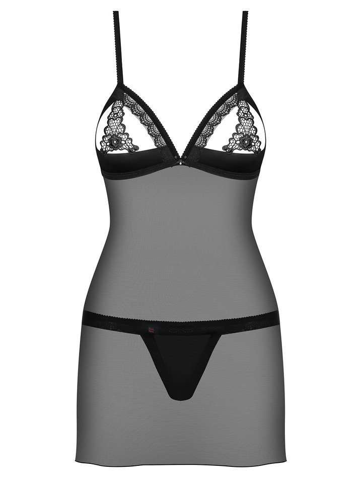Seksowna Koszulka i Stringi - Obsessive 865-CHE-1 S/M