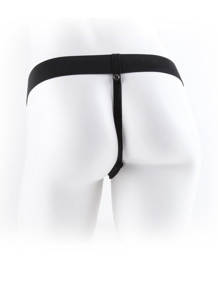 Męska Duża Proteza Penisa Z Wibracją - Fetish 11'' Vibrating Hollow Strap-On