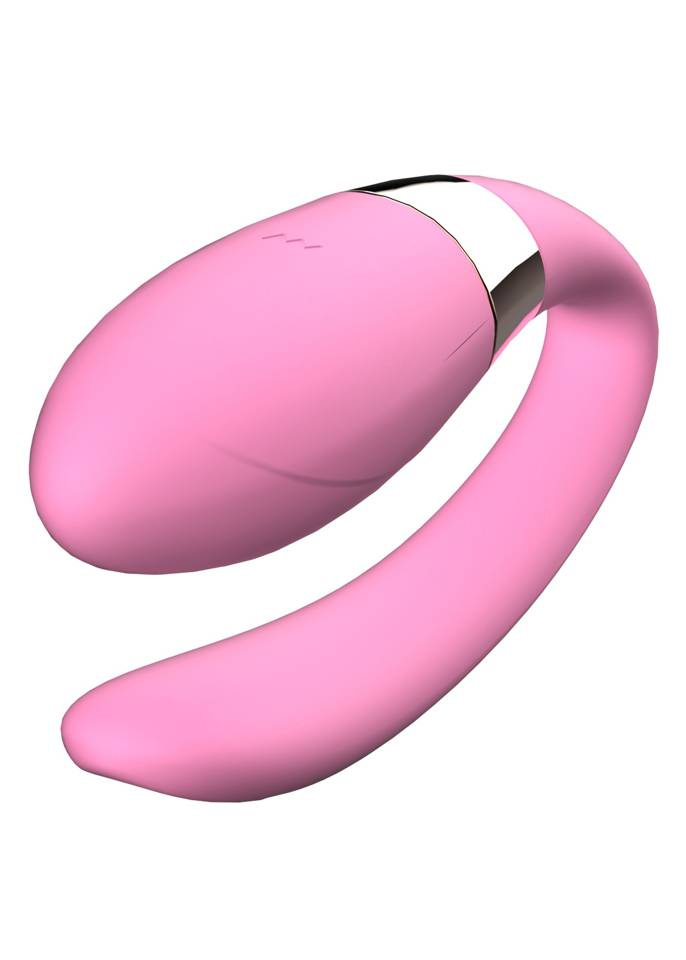 Wibrator Typu Podkówka Dla Obojga Partnerów - V-Vibe Pink Boss Series