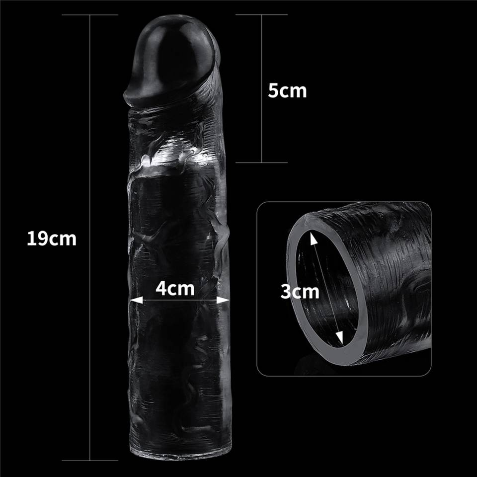 Uniwersalna Nasada Na Członka - Flawless Clear Penis Sleeve Add 2''