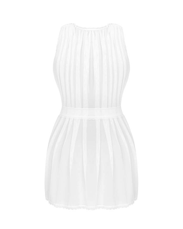 Prześwitujący Biały Peniuar Heavenlly XL/XXL