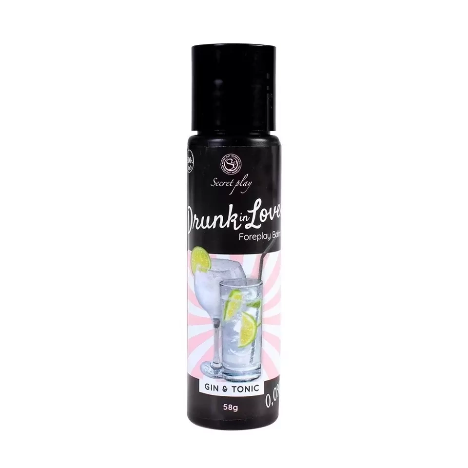 Jadalny Żel Intymny Gin Z Tonikiem - Drunk In Love Foreplay Balm - Gin & Tonic