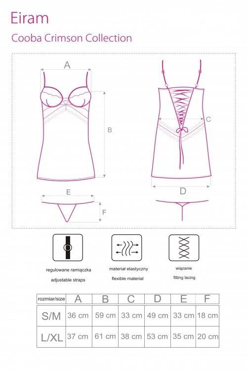 Zmysłowa Koszulka LivCo Corsetti Eiram L/XL