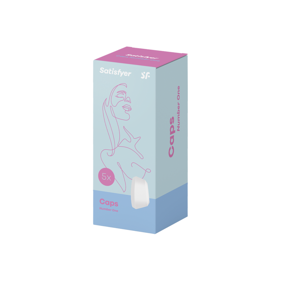 5 Wymiennych Nakładek Na Wibrator - Satisfyer 5X Caps Number One