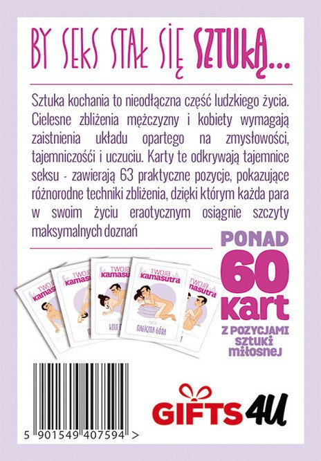 Karty Do Gry Dla Kochanków "twoja Kamasutra"