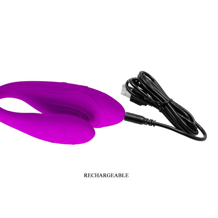 Silikonowy Wibrator Dla Pary - Pretty Love Indulgence