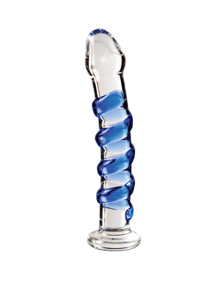 Szklane Dildo Ze Spiralą Icicles No 5 Pipedream