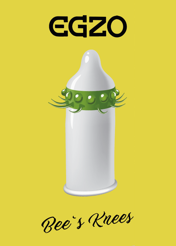 Prezerwatywa Z Języczkami - Egzo Bee's Knees