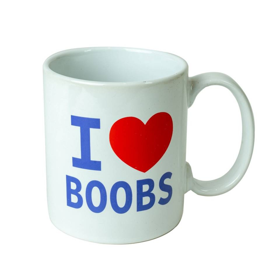 Śmieszny Kubek Dla Miłośników Piersi - I Love Boobs Mug