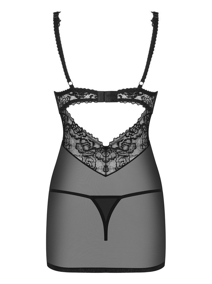 Zmysłowa Koszulka i Stringi - Obsessive 867-CHE-1 L/XL