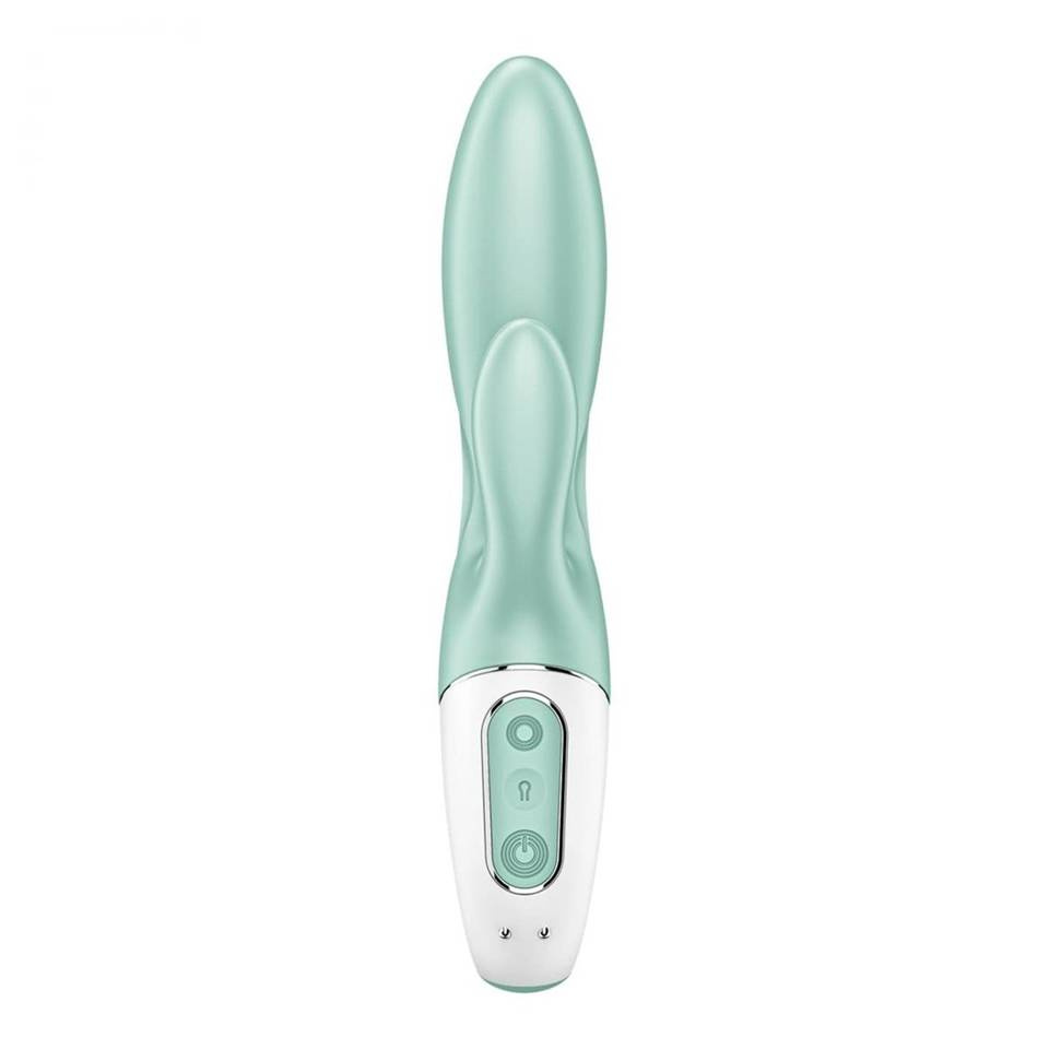Pompowany Silikonowy Wibrator Z Króliczkiem - Satisfyer Air Pump Bunny 5+