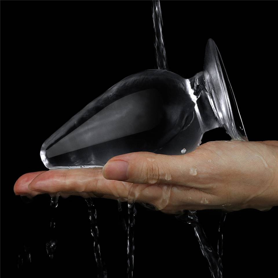 Duży Korek Analny Przezroczysty - Flawless Clear Anal Plug 4.5''